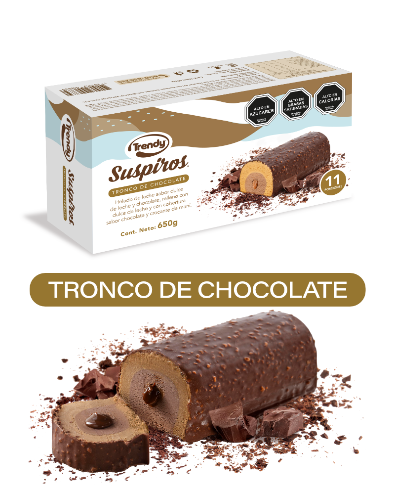 SUSPIROS TRONCO DE CHOCOLATE